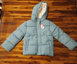 Childrens Place Blue Lightweight Puffer Coat  S/P 5/6 Water Replete MSRP $75 - Picture 1 of 5