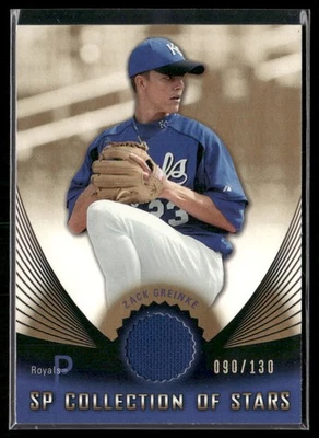 2005 SP Collection - SP Collection of Stars Jersey #CS-ZG Zack Greinke #/130 - Image 1 of 2