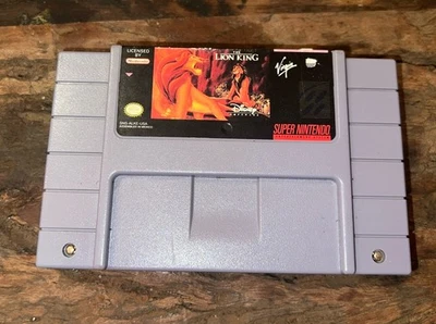 AUTÉNTICO The Lion King SNES (Super Nintendo, 1994) Solo cartucho  Foto 1 de 3