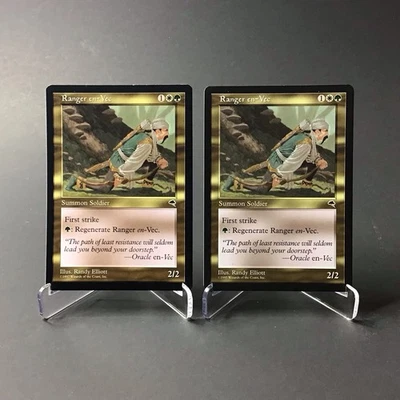 (2) Magic: The Gathering Ranger en-Vec MTG Anthologies 1997 LP - Image 1 of 2