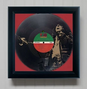 Alice Cooper Welcome To My Nightmare Framed Black Vinyl Etched LP Shadowbox - Picture 1 of 3