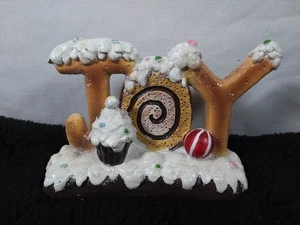 Resin Gingerbread Joy Figurine - Picture 1 of 2