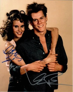 Kevin Bacon Lori Singer Footloose Movie Actors Signed 8 x 10 Photo COA TTM - Picture 1 of 4
