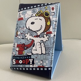 folding snoopy tabletop mirror