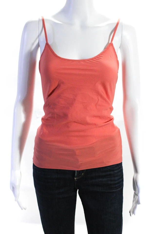 Blusa DKNY Para Mujer Correa de Espagueti Cuello Redondo Camisola Coral Talla S Foto 1 de 4