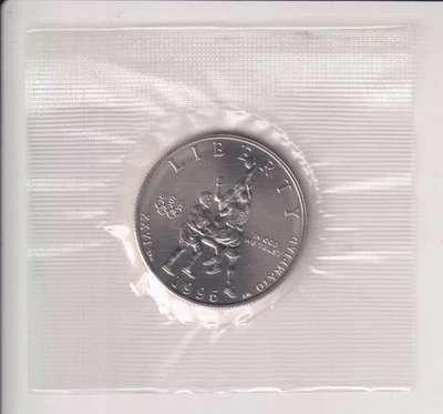 1995 ATLANTA OLYMPICS COMMEMORATIVE HALF-DOLLAR .50¢ UNITED STATES AMERICA USA - Image 1 of 4