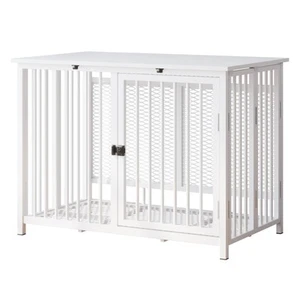 Heavy Duty Dog Crate Furniture, Fully Assembled exc. Locks, All Metal Frame &... - Picture 1 of 6