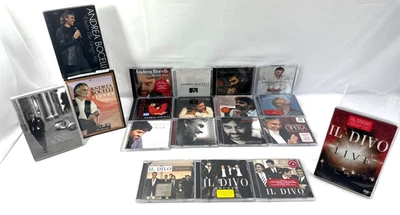 Mixed Lot ANDREA BOCELLI Collection - 12CD + 3 DVD + IL DIVO - 3 CDs - 1 DVD Foto 1 de 4