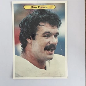 Foto de fútbol americano gigante 1980 5x7 Russ Francis #13 de 30 New England Patriots - Imagen 1 de 2