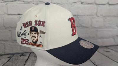 Sombrero Wade Boggs 2025 Topps X Mitchell & Ness X tapas Medias Rojas Foto 1 de 4