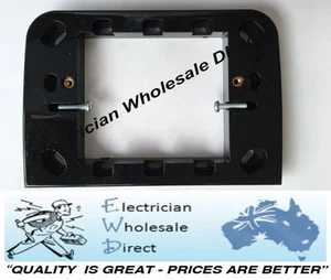 Black Mounting Block For SLIM Weather proof GPO BRAND NEW - Bild 1 von 8