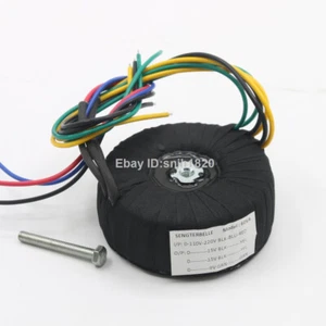 HiFi 60VA schwarz Tuch Ringkerntransformator 0-15V 0-15V 0-9V für DAC/Vorverstärker - Bild 1 von 3