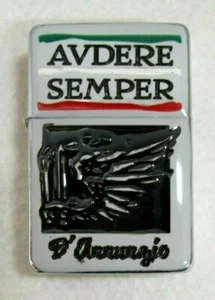 Accendino antivento AUDERE SEMPER - Motto D'Annunzio Vienna 1918 - Da Collezione - Foto 1 di 3