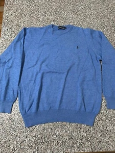 RALPH LAUREN SWEATER CHILDREN CHILD JUNIOR BLUE BLUE - Picture 1 of 4