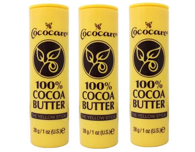 Barra de manteca de cacao 100 % Cococare 1 oz., paquete de 3 Foto 1 de 4