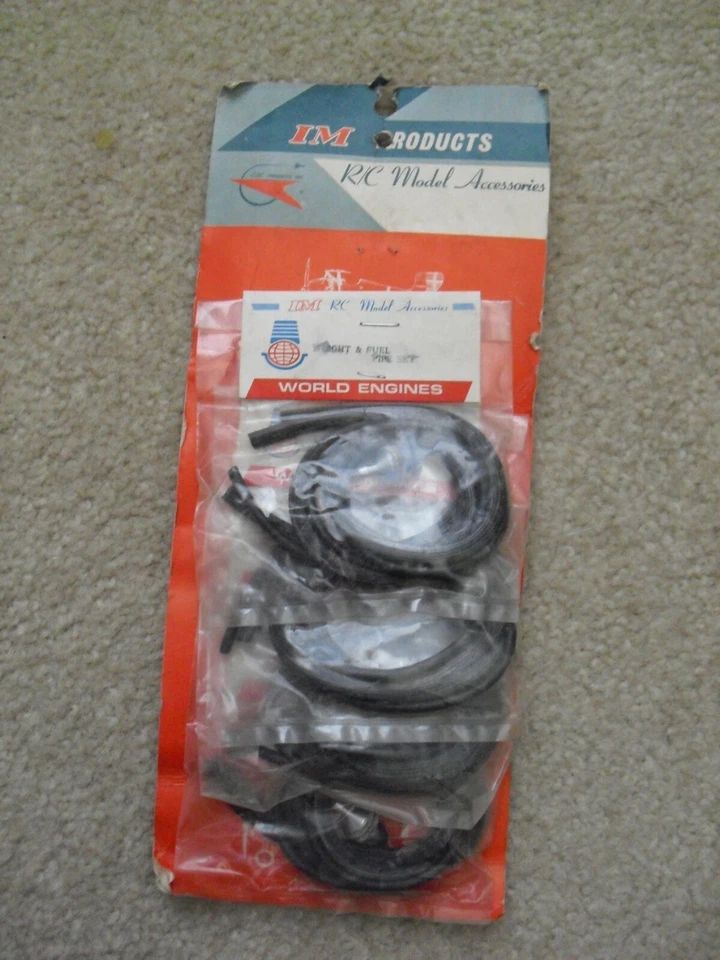 Лот из 4 винтажных японских весовых и топливных трубок IM Products новые нераспакованные No2 - Изображение 1 из 1