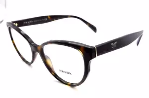 Gafas PRADA VPR 01U 2AU-101 marcos de tortuga lentes transparentes 52-17-140 - Imagen 1 de 7