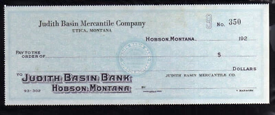 5L278 -  192X  JUDITH BASIN BANK - HOBSON, MONTANA - Image 1 of 2