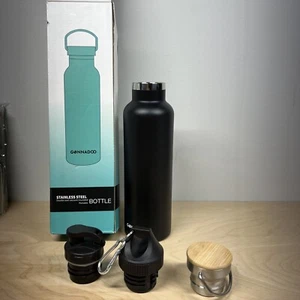 25oz stainless steel Insulated water bottle 3 Lids To Choose From - Picture 1 of 4
