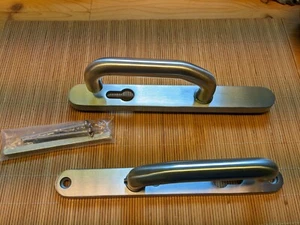 Sicherheitsbeschlag Intersteel für Haustür Schmalrahmentür PZ 92 Edelstahl - Bild 1 von 3