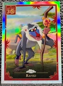 2024 Topps Disney Cromo Rey León 30 Aniversario - LK-7 Rafiki - Imagen 1 de 2