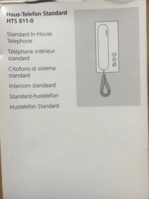 Siedle  Haustelefon Standard HTS 811-0 WH/W Weiss-Hochglanz/Weiss - Bild 1 von 3