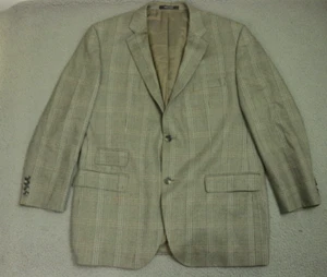 Vintage Hugo Boss Blazer Jacket Men Size 44R Cashmere Wool - Picture 1 of 19
