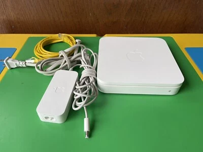 Apple A1408 AirPort Extreme Base Station 5th Gen Wireless Router Tested Works - Image 1 of 4