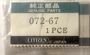 NOS New Citizen 072-67 Minute wheel Rueda de minutos Part vintage watch - Imagen 1 de 2