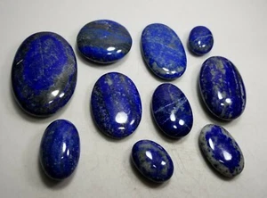 Top Quality Afghan Lapis Lazulli polished Palmstones 540 grams Lot - Picture 1 of 8