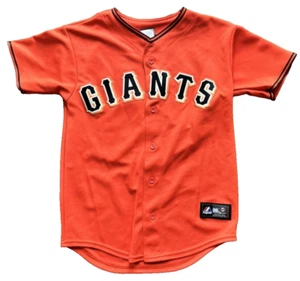 MAJESTIC San Francisco Giants MLB Brian Wilson # 38 Orange Youth Jersey Sz Large - Picture 1 of 6