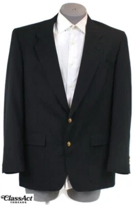 Jack Nicklaus Golden Bear Tournament Series Sports Coat Blazer Black 41L - Picture 1 of 10