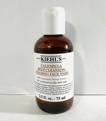 Jabón facial espumoso de limpieza profunda de caléndula Kiehl's 2,5 oz/75 ml - sellado Foto 1 de 2