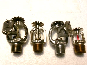 4 Vintage misc. chrome fire sprinkler heads - Picture 1 of 6