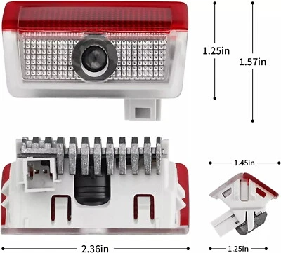Luz láser sombra cortesía paso puerta LED fantasma para Mercedes Benz A B E ML C GL Foto 1 de 4