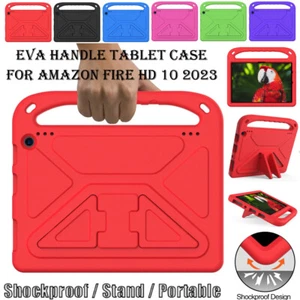 EVA Griff Hülle für Amazon Fire HD 10 2023 Tablet 10,1"" stoßfeste Ständer Abdeckung - Bild 1 von 30