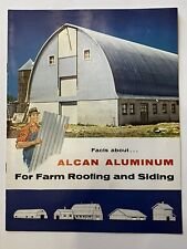 Alcan Aluminum Farm Roofing and Siding Sales Brochure 1950s - 60s Canada