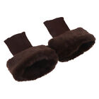 1 Pair of Female Winter Leg Protective Furry Cover Long Boots Covers for Women