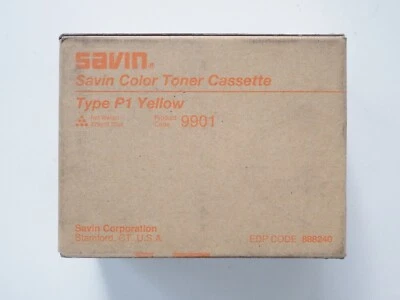 Ricoh/Savin 888240 9901 P1 Yellow Toner Cassette for DSc332/DSc338/C2820 NEW - Image 1 of 4