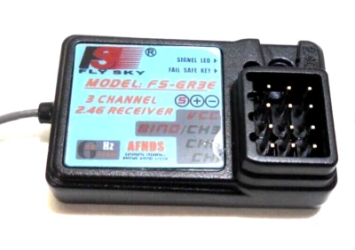 Flysky FS-GR3E Wasserdicht 2,4Ghz Empfänger 3 Kanal AFHDS Auto Boot Abisma R3WP - Bild 1 von 3