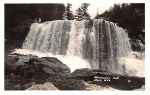 Postal con foto real de RPPC, Davis, Virginia Occidental BLACKWATER FALLS - Imagen 1 de 1