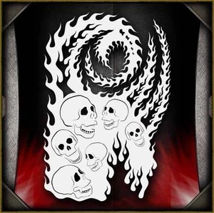 Plantilla de aerógrafo espiral Death Airsick - Imagen 1 de 1