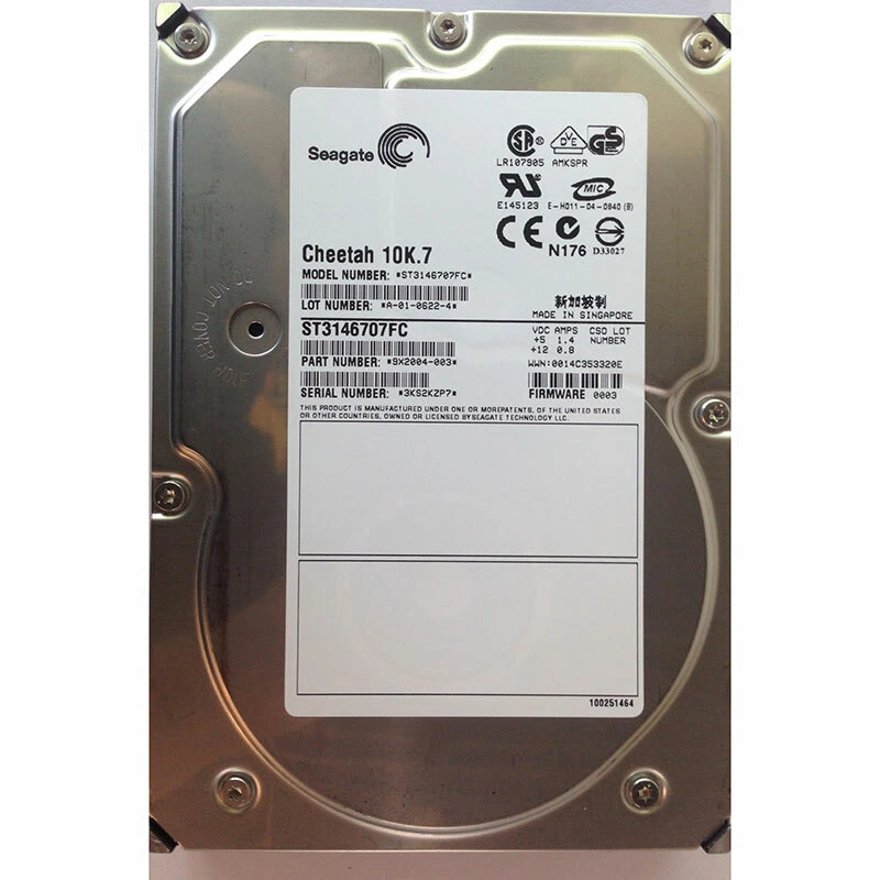 9X2004-003 - Seagate 146GB 10K RPM FC 3.5" HDD - Image 1 of 1