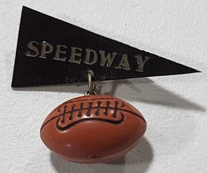 Antik Vintage 1920-1940 Sport Kunststoff/Bakelit Fußball Anstecknadel Brosche Uni - Bild 1 von 2