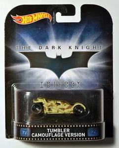 Hot Wheels Retro Entertainment Tumble Camouflage Version Batman The Dark Knight - Foto 1 di 1