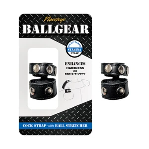 Ballgear Cock Strap With Ball Stretcher Black - Picture 1 of 1