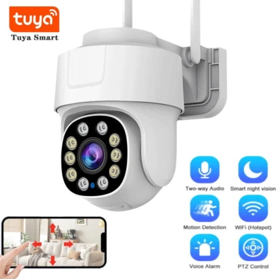10X Zoom PTZ Camera 5MP WiFi Outdoor Security AI Tracking Weatherproof Monitor - Image 1 of 4