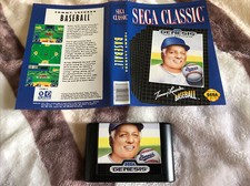 Tommy Lasorda Baseball (Sega Genesis, 1989) Game Cartridge Excellent!