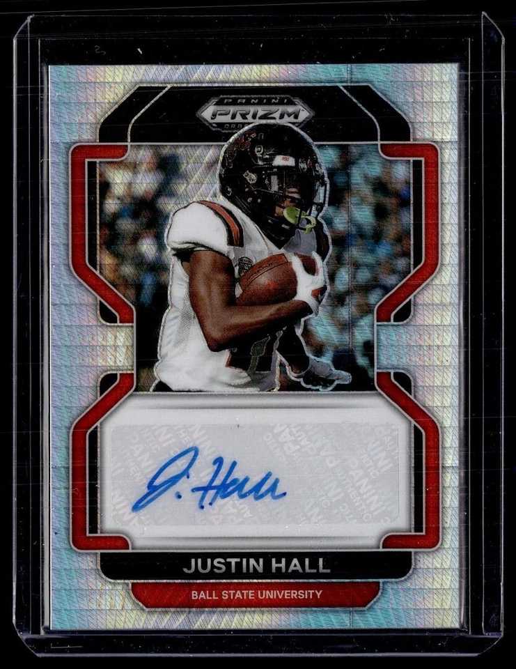 2022 PRIZM DRAFT HYPER AUTO JUSTIN HALL BALL STATE - Image 1 of 1