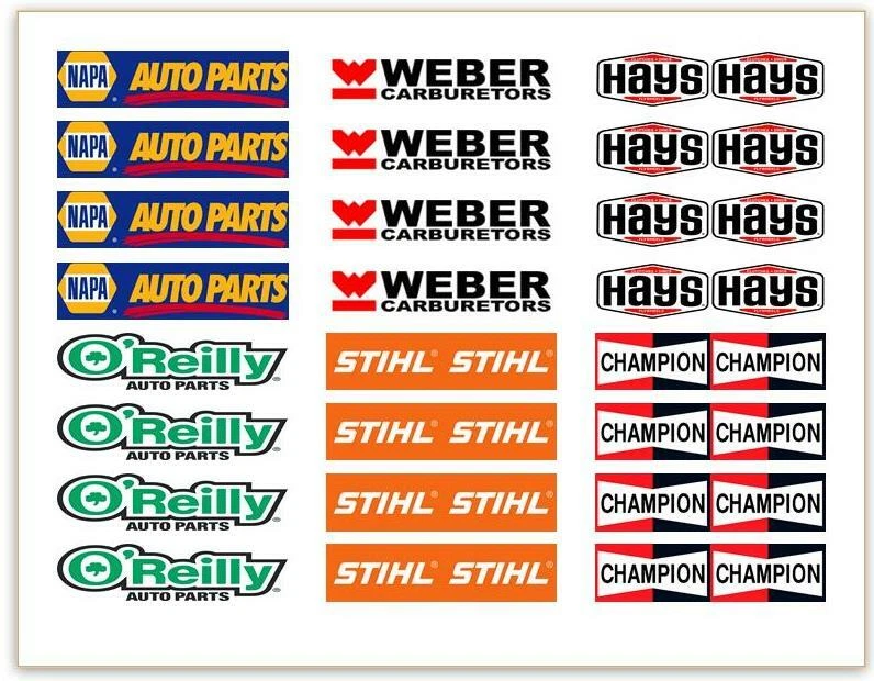 CARRIL DE PROTECCIÓN RANURA ESCALA 1/32 1/24 ~ LOGOTIPOS DE PARED DE BARRERA ~ COMPRA 2 OBTÉN 1 HOJA GRATIS Foto 1 de 2